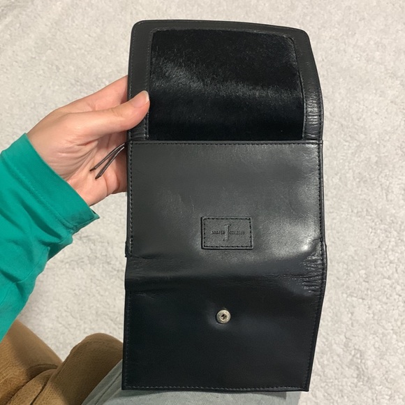 Jasper Conran Genuine Leather with Fur Wallet - Picture 17 of 17